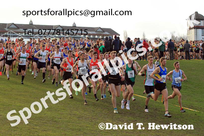 Senior mens 2022 Northern Cross Country Champs., Pontefract. Photo: David T. Hewitson/Sports for All Pics
